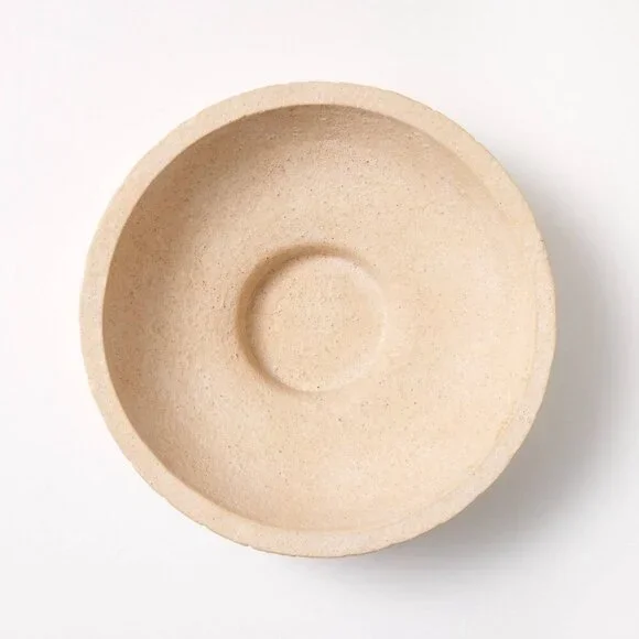 Threshold Studio McGee Ceramic Carved‎ Bowl Cream Tan - Target